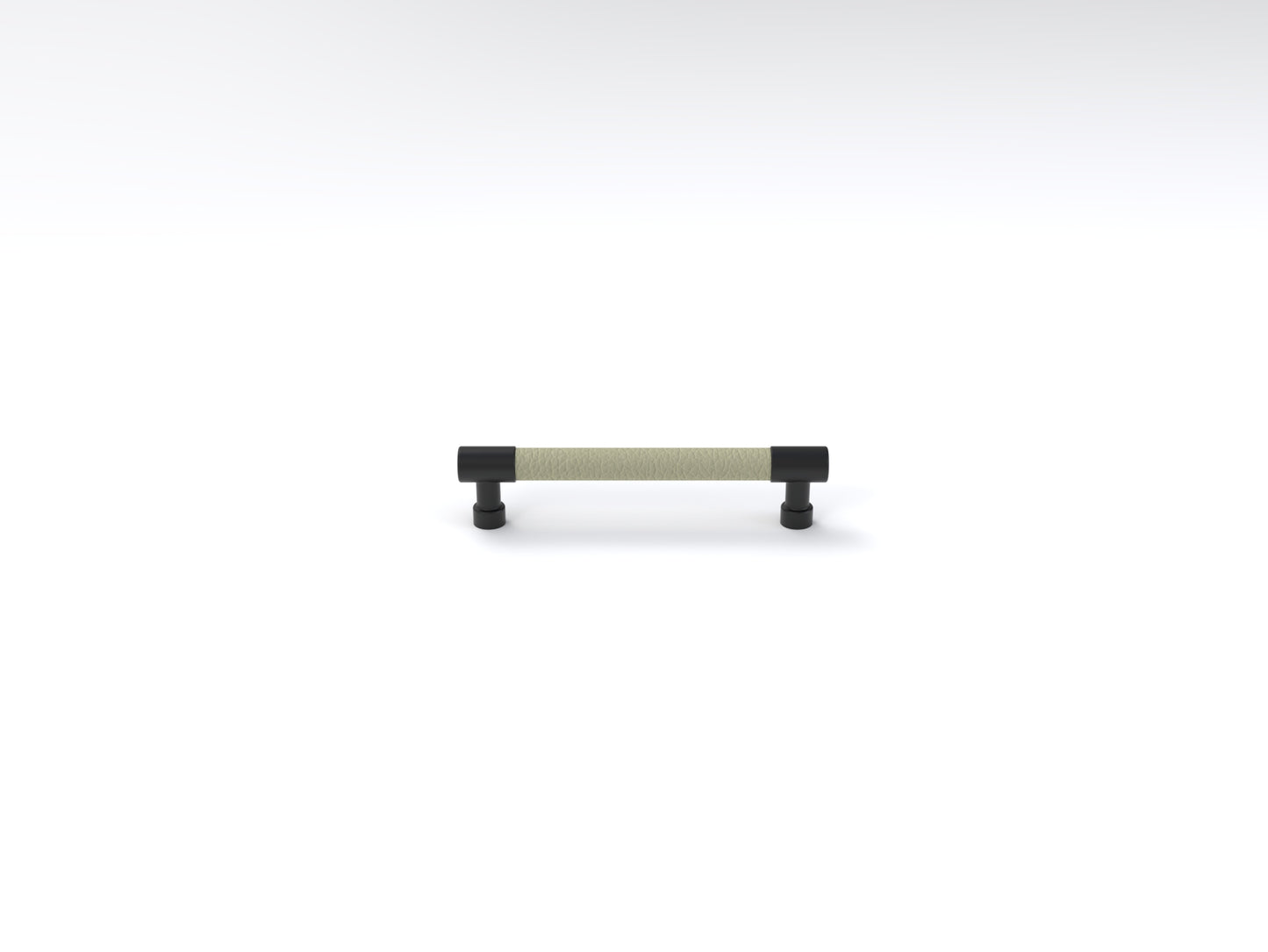 Leather-Wrapped Traditional Handle