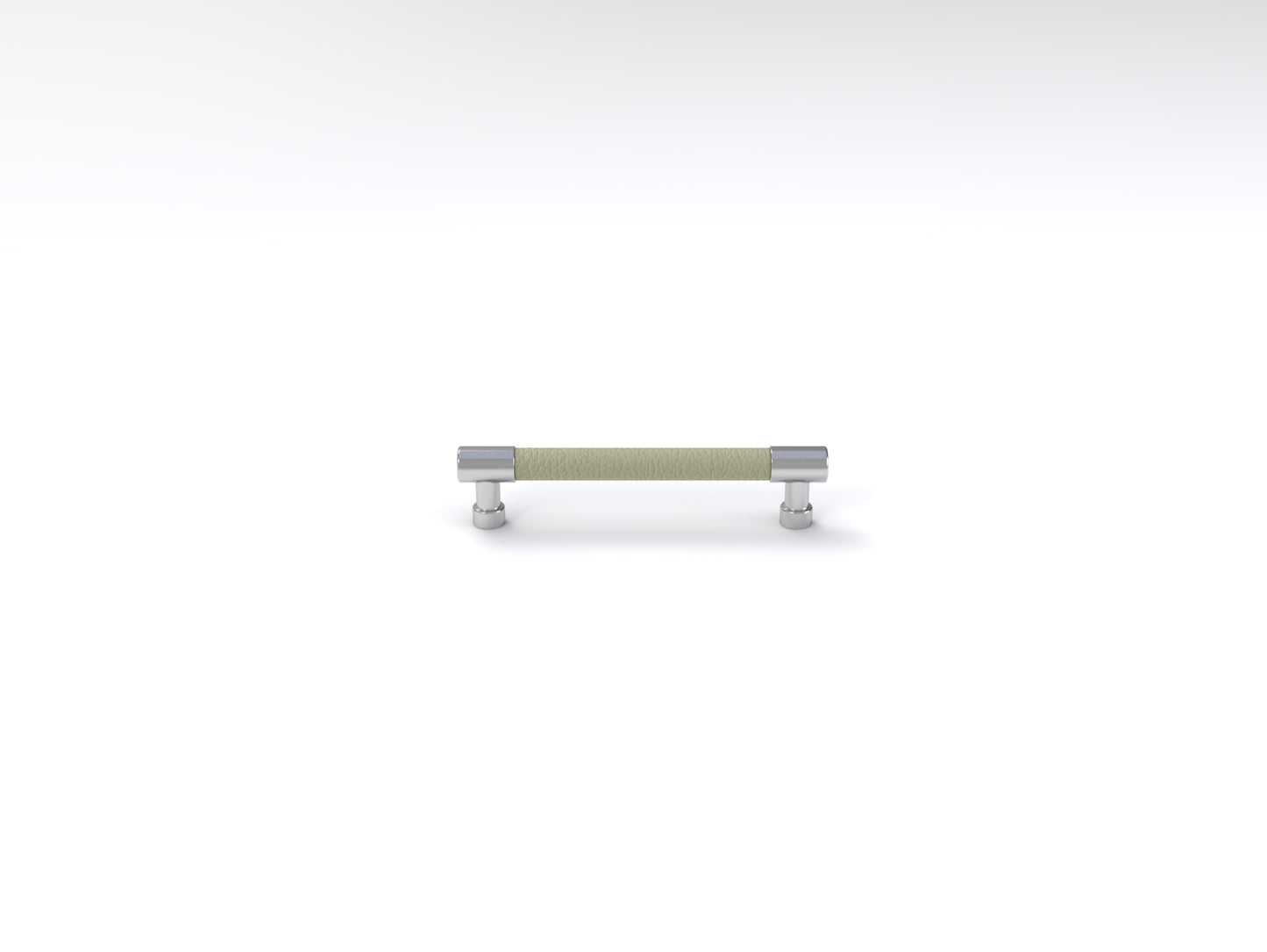 Leather-Wrapped Traditional Handle