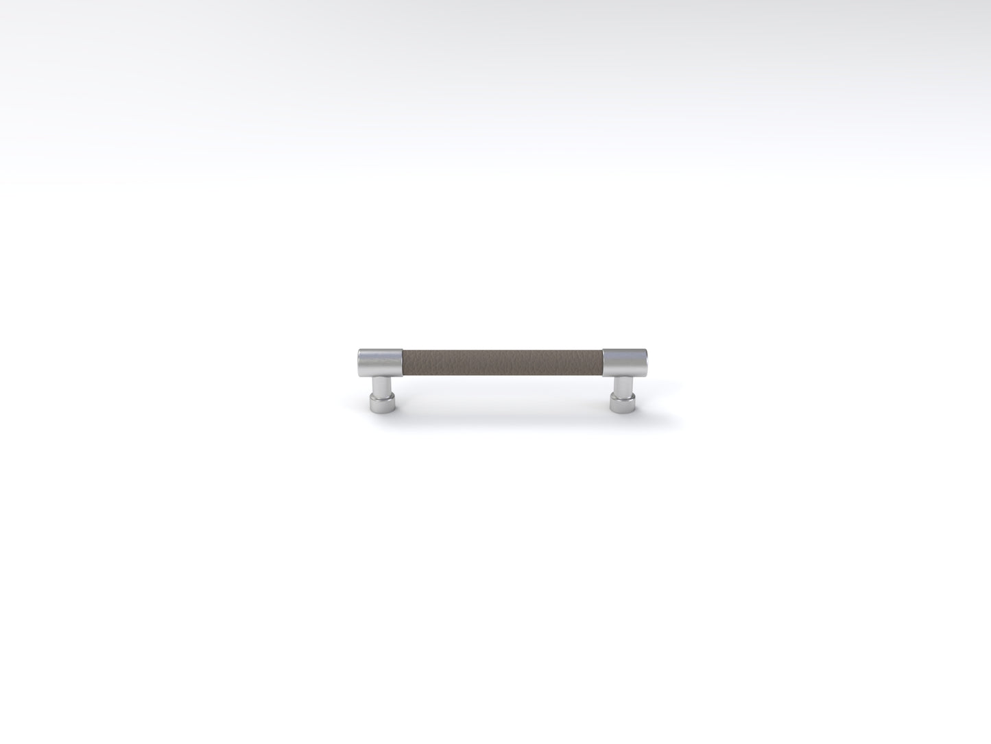 Leather-Wrapped Traditional Handle