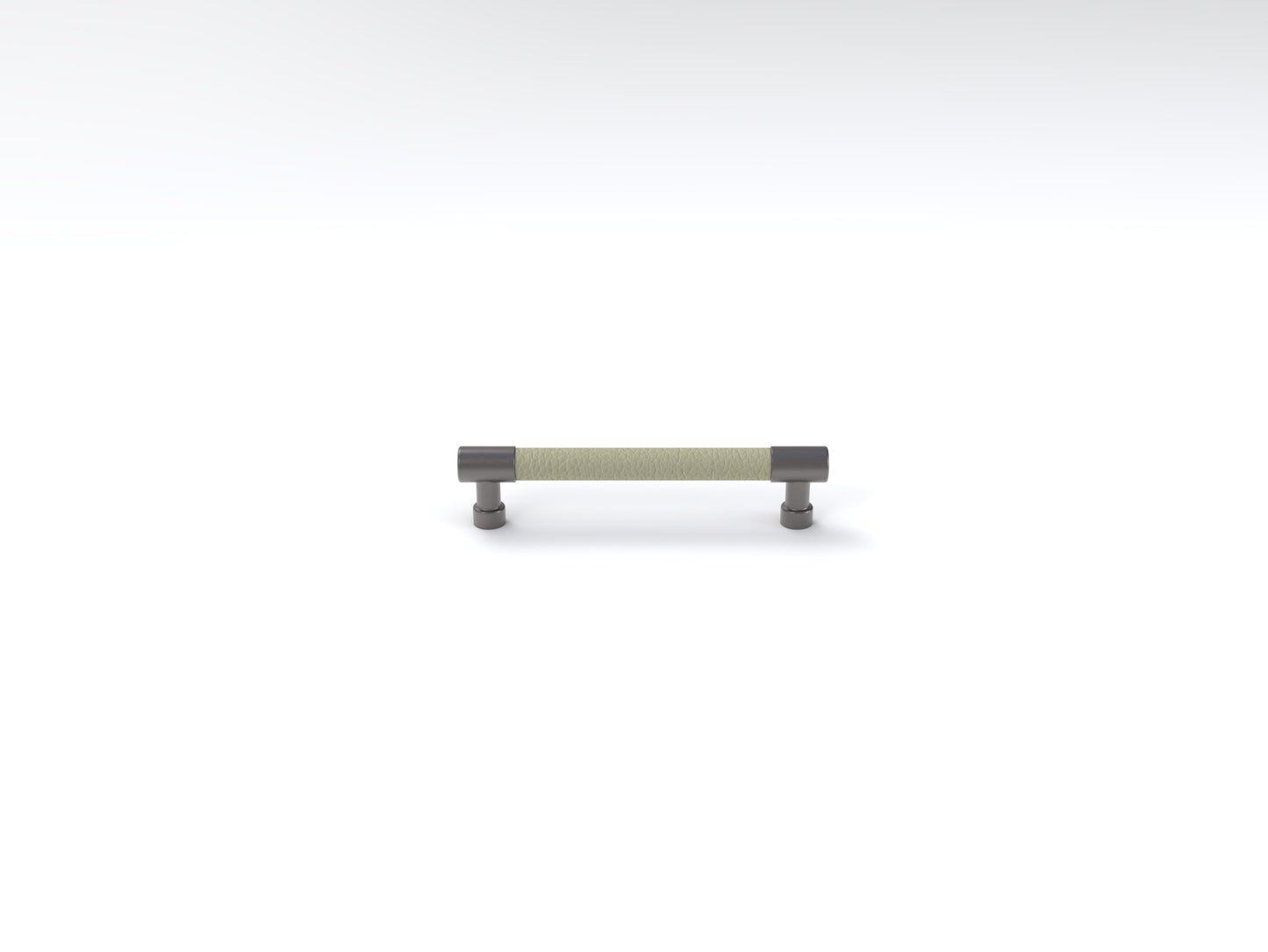 Leather-Wrapped Traditional Handle