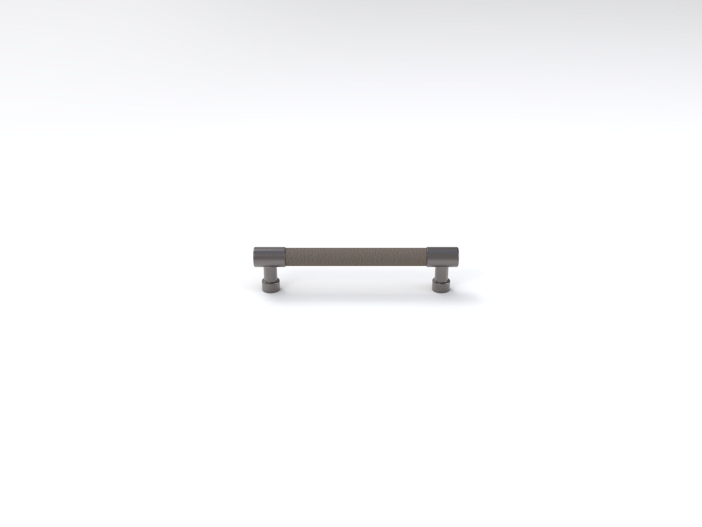 Leather-Wrapped Traditional Handle