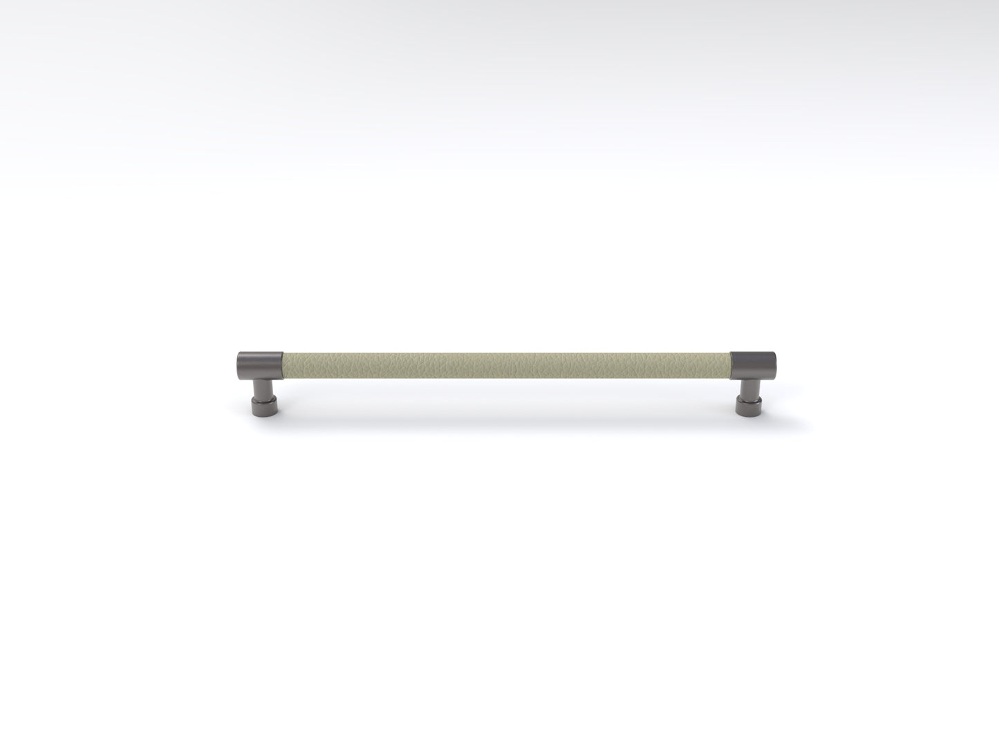 Leather-Wrapped Traditional Handle