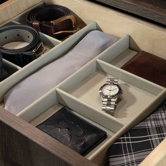 Trimmable Tie and Belt Organiser