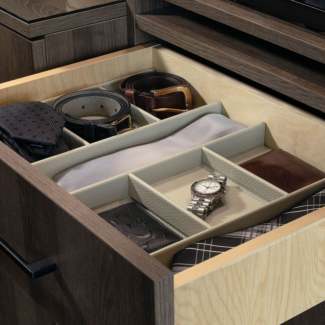 Trimmable Tie and Belt Organiser