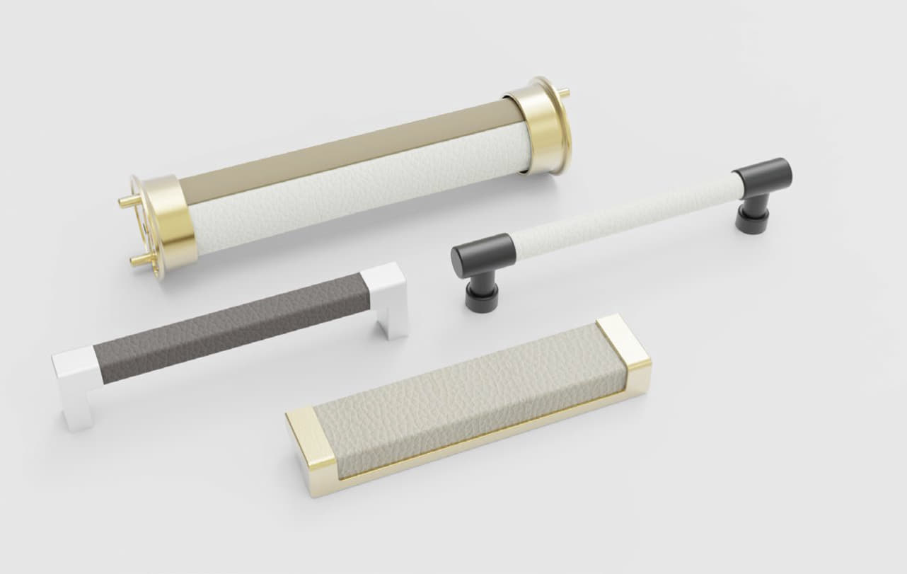 Leather Wrapped Roll-Up Sample