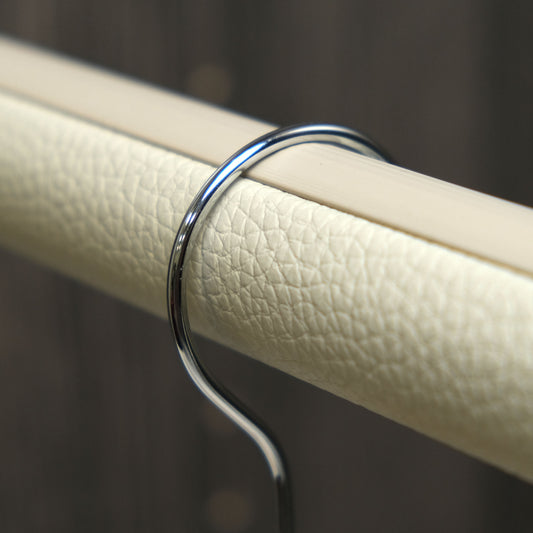 Leather Wrapped Hanging Rod