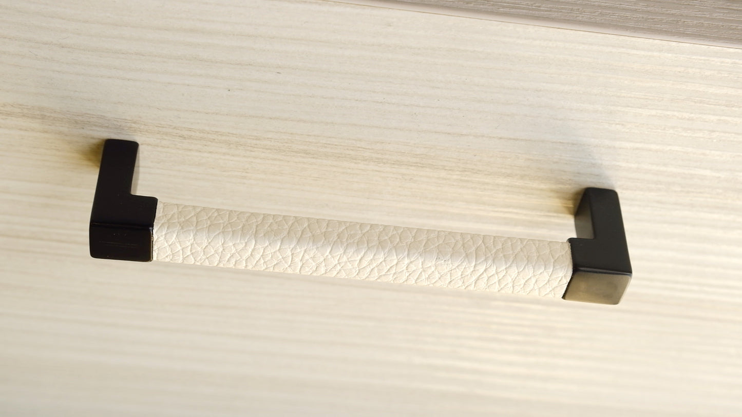 Leather-Wrapped Modern Handle